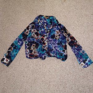 Ellen Tracy Colorful Long sleeve shirt